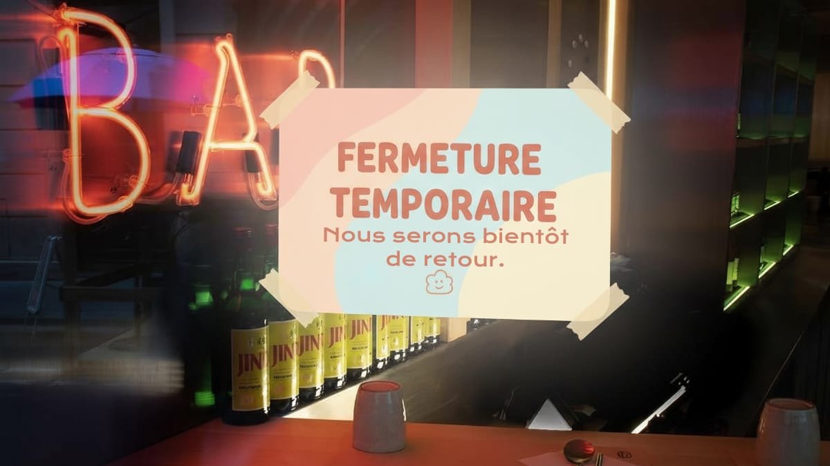 Fermeture temporaire Soju Bar Odéon