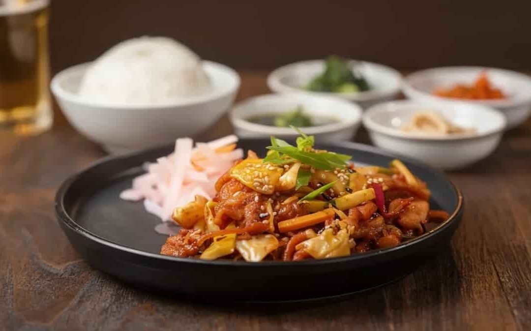 Jeyuk bokkeum, le sauté de porc épicé coréen signé Comptoir Coréen